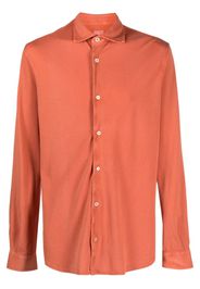 Fedeli Camicia con colletto ampio - Arancione