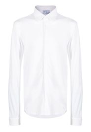 Fedeli slim-cut cotton shirt - Bianco