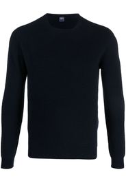 Fedeli crew-neck ribbed cashmere jumper - Blu