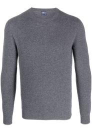 Fedeli crew-neck ribbed cashmere jumper - Grigio