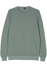 Fedeli honeycomb-knit cotton jumper - Verde