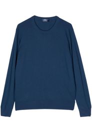 Fedeli round-neck jumper - Blu