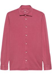 Fedeli plain organic-cotton shirt - Rosa