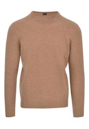 Fedeli Maglione girocollo in cashmere - Marrone