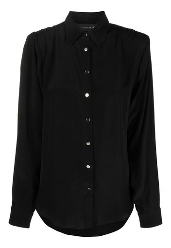 Federica Tosi button-up long-sleeved shirt - Nero