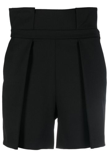 Federica Tosi pleated tailored shorts - Nero