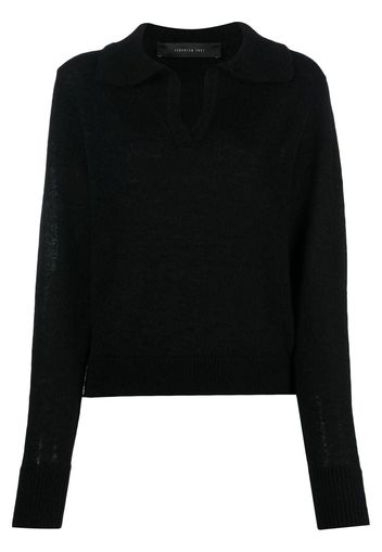 Federica Tosi knitted long-sleeve jumper - Nero