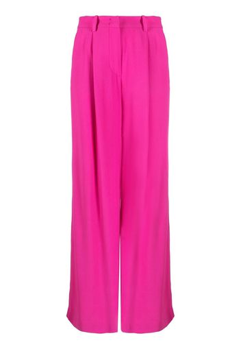 Federica Tosi high-waisted wide-leg trousers - Rosa