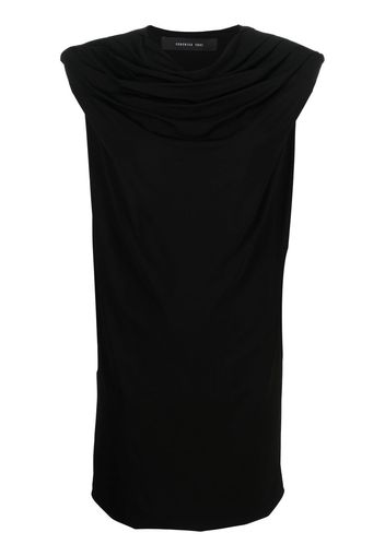 Federica Tosi ruched-detail mini dress - Nero