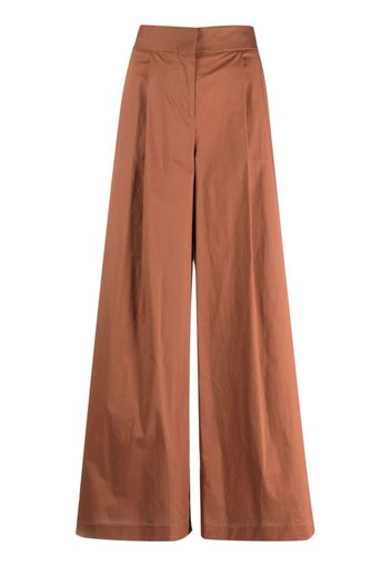 Federica Tosi mid-rise flared trousers - Marrone