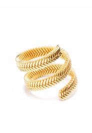 Federica Tosi lead-textured wrap ring - Oro