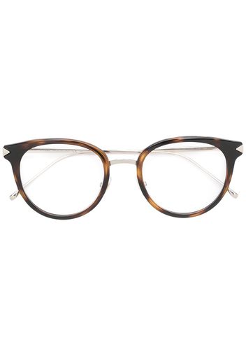 Fendi Eyewear Occhiali con effetto tartarugato - Effetto metallizzato