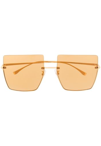 square frame tinted sunglasses