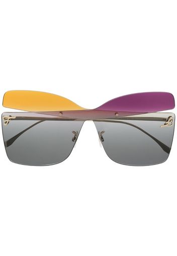 FF oversized-frame sunglasses