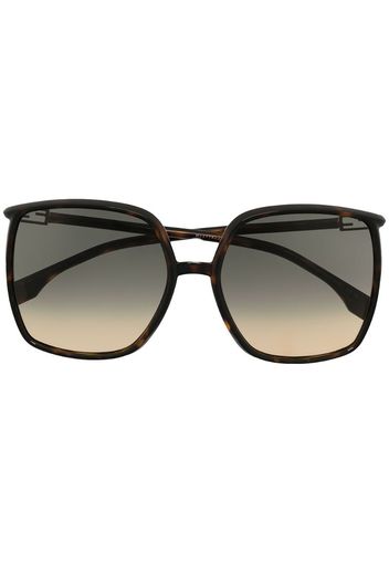 oversized square frame sunglasses