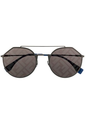 Eyeline round frame sunglasses