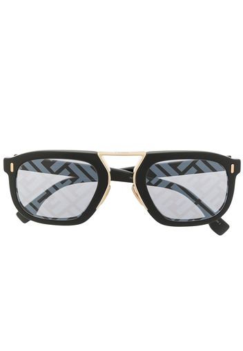 Fendi Eyewear Fendi Force aviator-frame sunglasses - Nero