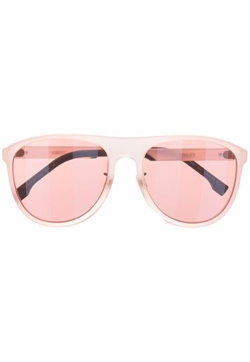 Fendi Eyewear Occhiali da sole modello aviator - Rosa