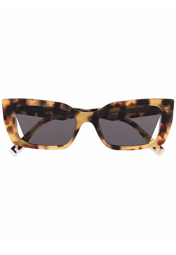 Fendi Eyewear rectangular-frame sunglasses - Marrone