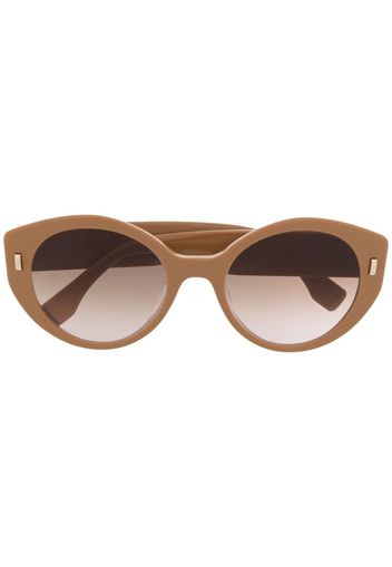 Fendi Eyewear round-frame sunglasses - Marrone