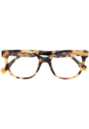 Fendi Eyewear Occhiali Wayfarer - Marrone