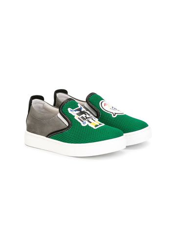 logo slip-on sneakers