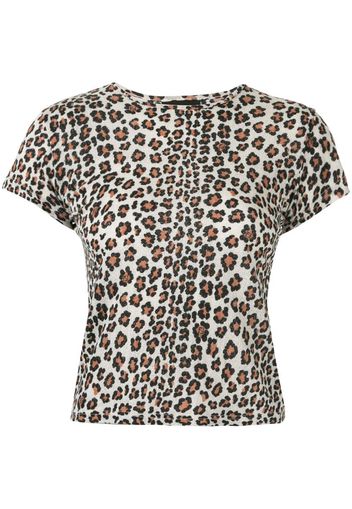 T-shirt leopardata
