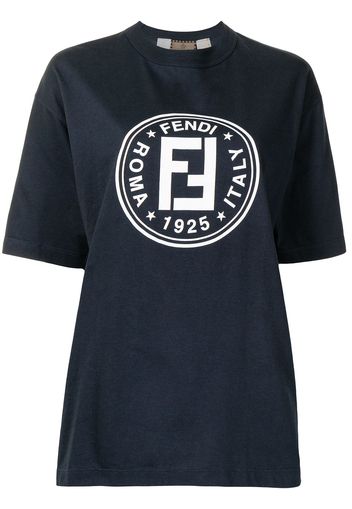 Fendi Pre-Owned T-shirt con stampa - Nero