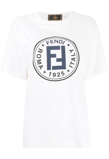 Fendi Pre-Owned T-shirt con stampa - Bianco