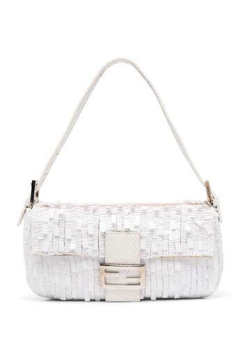 Fendi Pre-Owned Borsa a spalla Baguette Pre-owned anni 2000 - Bianco