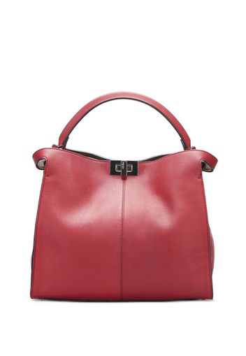 Fendi Pre-Owned medium Peekaboo X-Lite top-handle bag - Rosso