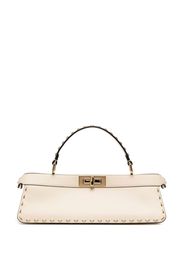 Fendi Pre-Owned Borsa con manico Peekaboo ISeeU - Bianco