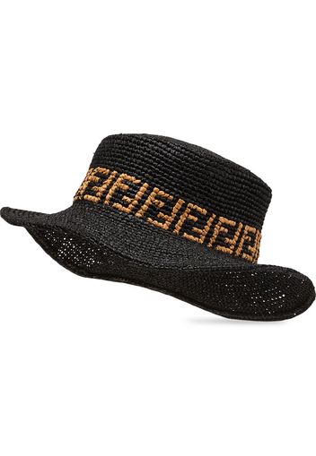 Fendi Cappello con motivo FF - Nero