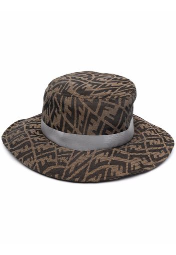 Fendi FF Vertigo-motif hat - Marrone