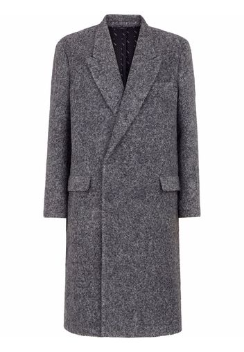 Fendi double-breated button coat - Grigio