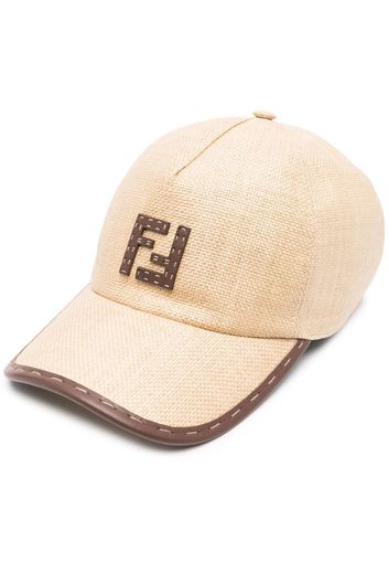 Fendi Cappello bucket con logo - Toni neutri