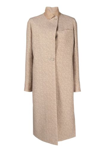 Fendi Cappotto con collo rialzato - Marrone