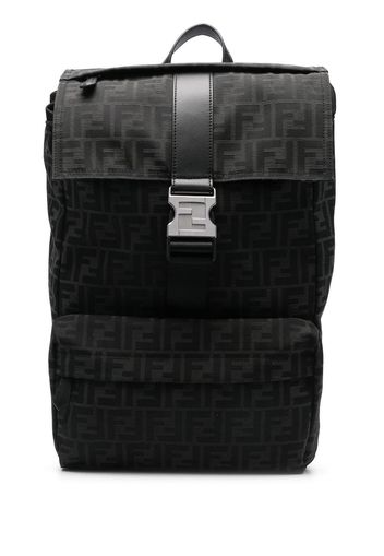 Fendi medium Fendiness jacquard FF backpack - Grigio