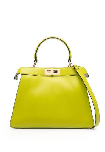 Fendi Borsa tote Peekaboo in pelle - Verde