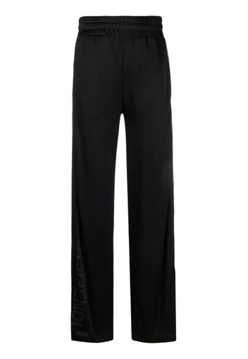 Fendi logo-print track pants - Nero