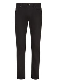 Fendi Jeans slim con ricamo - Nero