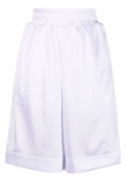 Fendi high-waisted knee-length shorts - Bianco