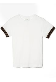 Fendi Kids T-shirt con logo FF - Bianco