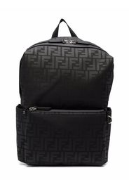 Fendi Kids monogram-print backpack - Nero