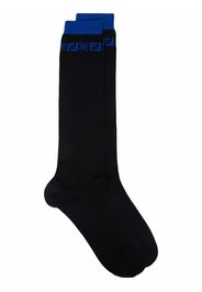 Fendi intarsia-knit logo socks - Nero