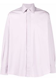 Fendi long-sleeved cotton shirt - Viola