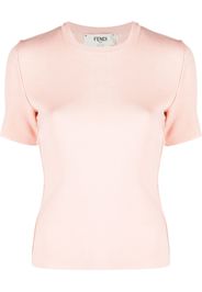 Fendi round-neck T-shirt - Rosa