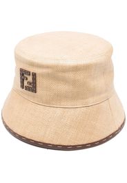 Fendi Cappello da baseball con motivo FF - Toni neutri