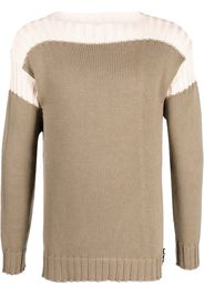 Fendi Maglione bicolore - Marrone