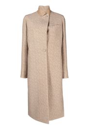 Fendi Cappotto con collo rialzato - Marrone